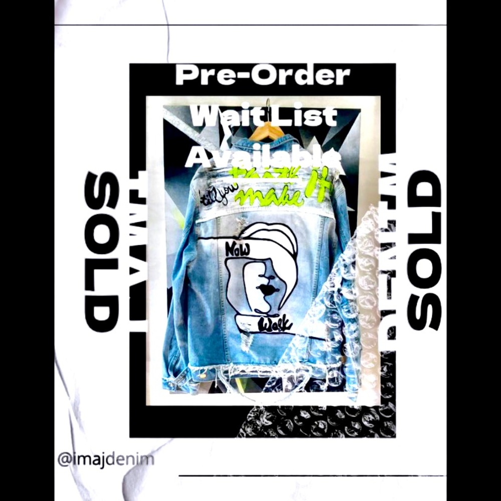 SOLD!!! IMAJ DENIM:: Faith It Till You Make It